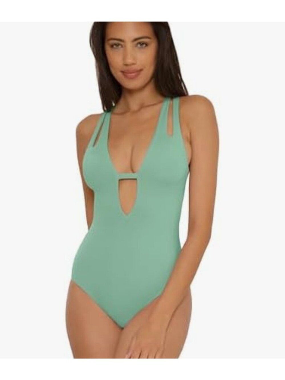 Becca by Rebecca Virtue Prism of Color Mineral One Piece Swimsuit Small NWT